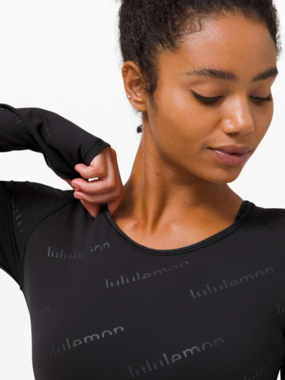 Lululemon Wunder Train Cropped Long Sleeve | Special Edition | Black Size 4